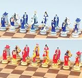 Oriental Color Chess Set, King:3-1/4