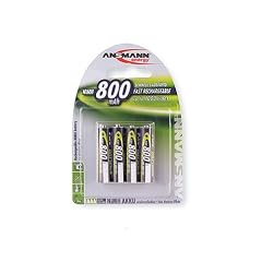 Ansmann 5030012 Micro AAA 800mAh NiMH Akku 4er Set