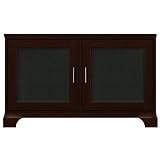 Dora Espresso TV Console w/ Speaker Grill Panels