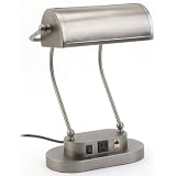Verilux ShelburneFull Spectrum Executive Desk and Computer Lamp Antiqued Nickel