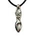 Love Goddess for Compassion Pewter Pendant with Black Corded Necklace