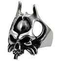 Black Stainless Steel Biker Ring