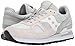 Saucony Originals Men's Shadow Original Classic Retro Running Shoe, Grey/Grey/White, 9.5 M US
