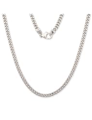 32" Franco Italian Chain .925 Sterling Silver Chain / 3.5 mm