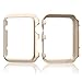 Apple Watch Case,Teslasz 42 MM Aluminum Protective Shell Bumper Cases Covers for Apple iWatch All Models (Gold 42 MM)