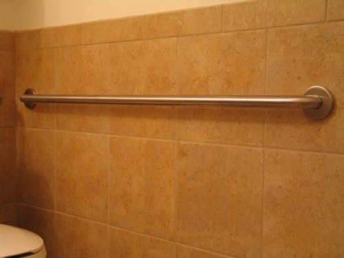FPL 36 Inch Stainless Steel Grab Bar with Concealed Mounting for Handicap Bath and Shower, ADA Compliant