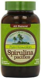 Nutrex Hawaii Hawaiian Spirulina Pacifica 500 mgs., 400-tablet Bottle
