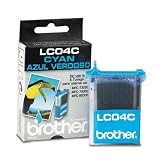 Replacement Inkcart for Brother BRT-LC04C Cartridge, Cyan