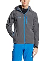 Izas Softshell Stratus (Gris Oscuro / Azul)