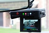 In vehicle Full HD 1920x1080 pixel 30 frames per second, forward facing camera with drop down 3" LCD 4:3 screen, with complete Data Logging with GPS positioning, G Force Sensor and high quality microphone for sound.