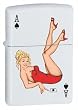 Zippo Lady Ace White Matte Zippo