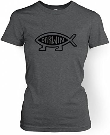 Darwin Ichthys Women's T-shirt - Dark Heather X Large (approx Size 14)