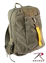 9764 OLIVE DRAB VINTAGE CANVAS FLIGHT BAG