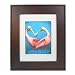 Spooning - Illustrated Spoonbill Birds Framed Fine Art Print, 16" x 19"