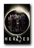HEROES POSTER TV CAST ISAAC MENDEZ ALI LARTER ART 1451