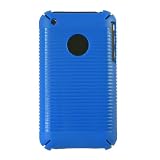 CASETRONICS Blue Stripe Hard Shell Case for Apple iPhone 3G / 3GS