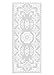 Heritage Lace Downton Abbey Grantham Table Runner, 14 x 36, White
