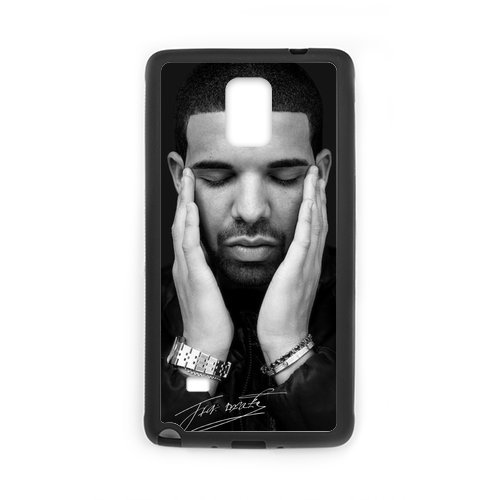 Drake Unique Printing Skin Shell Pattern Phone Case for SamSung Galaxy Note4,TPU+PC Material Diy Cover Case Note4-linda558
