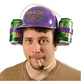 Mardi Gras Drinking Helmet Adult