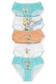 5 Pack Pure Cotton Disney Fairies Briefs