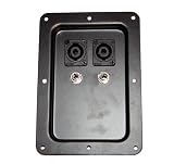 Dual Jack Plate Speakon-1/4 for Speaker Cabinets