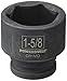 Powerbuilt 647478 3/4" Dr. 6 Pt. SAE Impact Socket, 1-5/8"