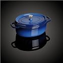 Staub Bräter oval 27 cm royal-blau, 3,2 l