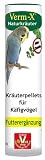 Verm-X für Käfigvögel, 100 g. Statt chemischer Wurmkur für Vögel eine natürliche Kontrolle innerer Parasiten mit der bewährten Verm-X Kräuter-Rezeptur.