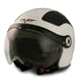 VCAN V528 Milano White Large European Style Open Face Helmet