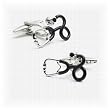 Medical Stethoscope Cufflinks