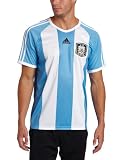 41iSI6idW7L. SL160  World Cup Soccer Argentina Home Replica Tee Mens