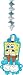 Designware Spongebob Dangling Wall Decoration, 3-Count Packages (Pack of 6)