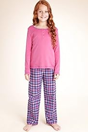 Older Girls Pure Cotton Checked Pyjamas