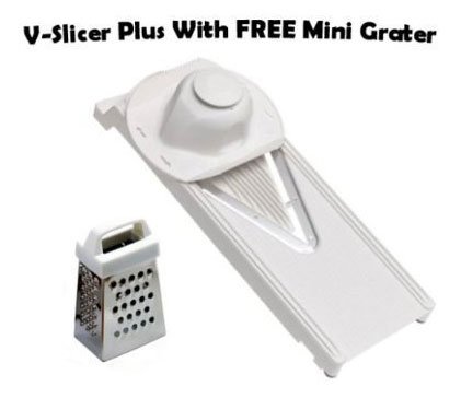 Swissmar Borner V-Slicer Plus (V-1001), With FREE Mini Grater