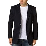 Merona Navy Cotton Blazer - 42R