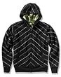 Globe DAMIEN REVERSABLE Hooded Zip Sweatshirt in Black/Green