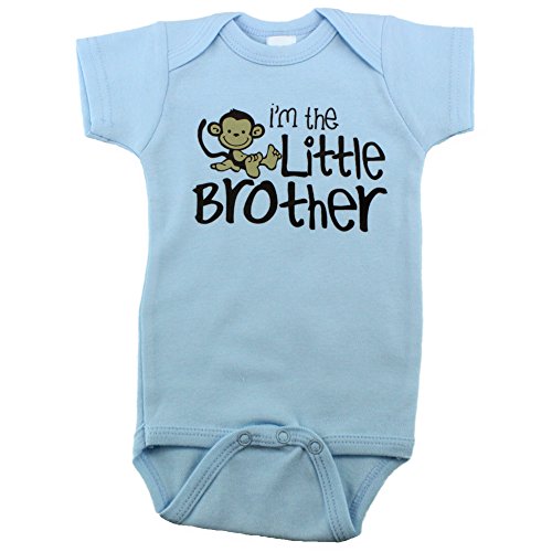 Baby Boys Onesies for Little Brothers, 3-6 Month, I'm the Little Brother