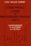 Coffret Code Dalloz Expert Code de proc�dure p�nale 2013 : Jurisprudence et doctrine (1C�d�rom)
