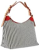 Dooney & Bourke Candy Striped Sport Large Erica Sac Black/white Reviews