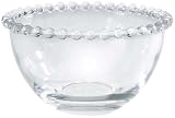 Ambiance Beaded Glass 5-1/4-Inch Dessert Bowl, Set of 4
