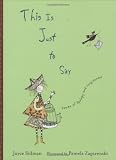 This is Just to Say: Poems of Apology and Forgiveness