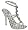Womens Wild Rose Impac09 Rhinestone High Heel Evening Shoes avail in Gold and Silver