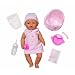 Zapf Creation White Baby Born Girl Doll with Magic Potty