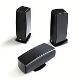 NHT Verve Series Large Satellite Speakers for Front and Center Channels (Black, 3pk)