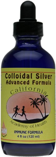 Colloidal Silver - 4 oz Bottle - 50 mcg (10 PPM) from CAOH® (1 Bottle)