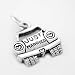 Just Married Car Silver Charm