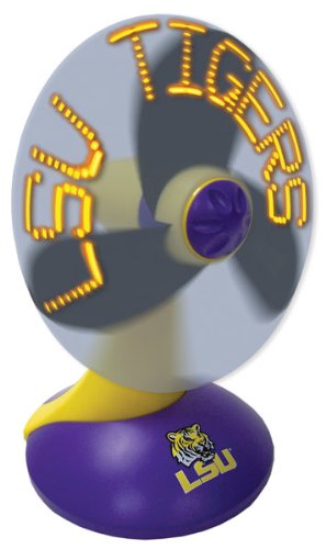 LSU Tigers College Message Desk Fan