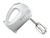 Russell Hobbs 14624 Hand Mixer in white & grey with 5 speeds