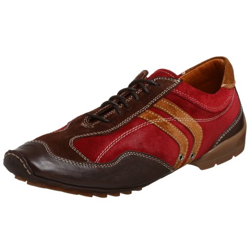 Bacco Bucci Men's  Tiago Fashion Sneaker,Brown Burgundy,15 D US