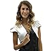 Luxury Divas Short Sleeve Satin Bolero Shrug Jacket
